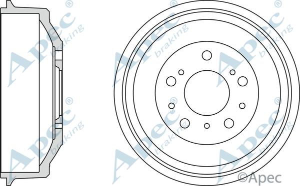 APEC DRM9705 - Brake Drum car-mod.net