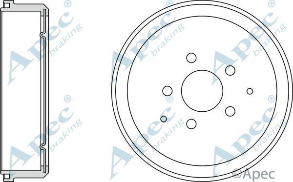 APEC DRM9700 - Brake Drum car-mod.net