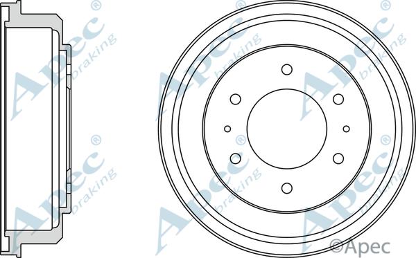 APEC DRM9711 - Brake Drum car-mod.net