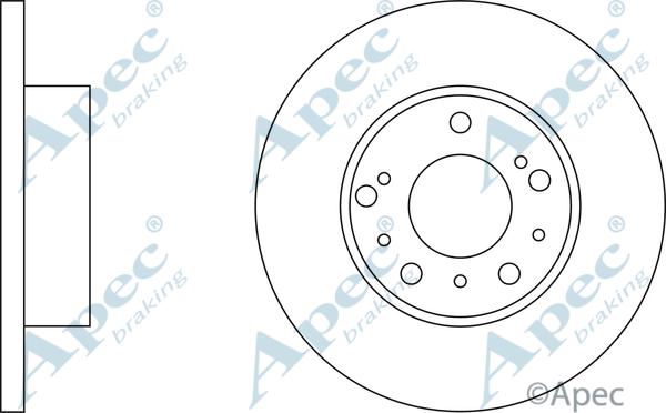 APEC DSK903 - Brake Disc car-mod.net