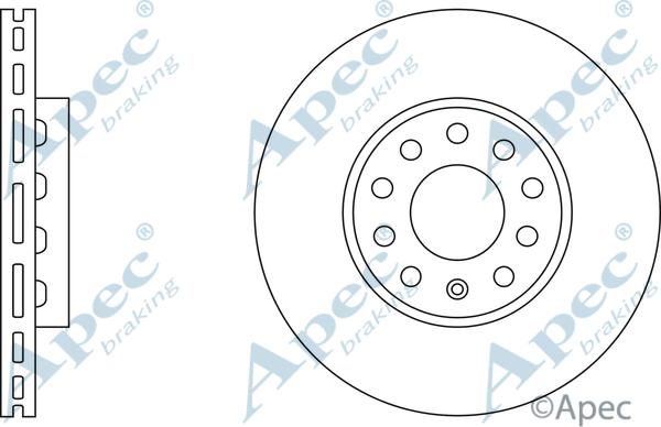 APEC DSK911 - Brake Disc car-mod.net