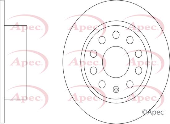 APEC DSK4149 - Brake Disc car-mod.net