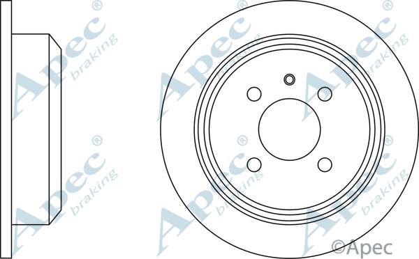 APEC DSK553 - Brake Disc car-mod.net