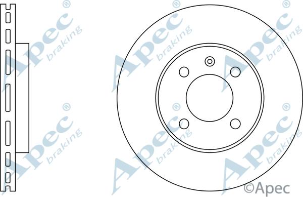 APEC DSK568 - Brake Disc car-mod.net