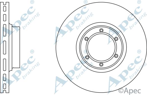 APEC DSK589 - Brake Disc car-mod.net