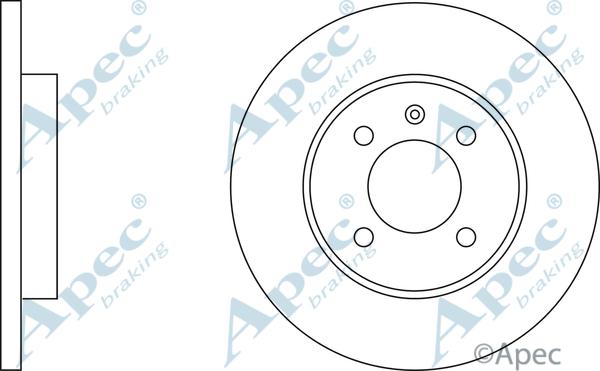 APEC DSK575 - Brake Disc car-mod.net
