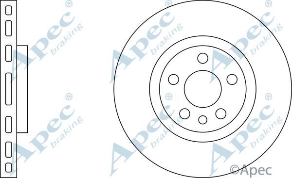 APEC DSK649 - Brake Disc car-mod.net