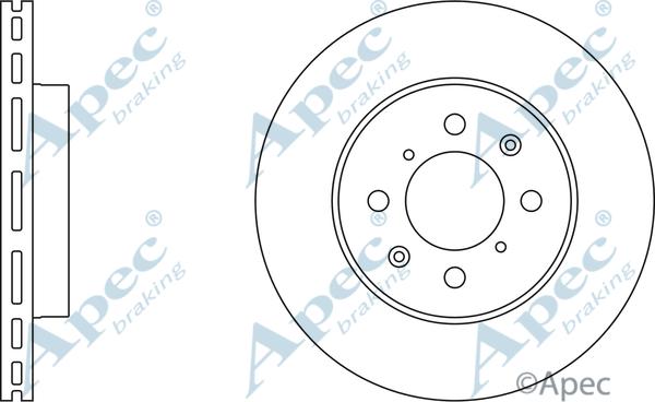 APEC DSK668 - Brake Disc car-mod.net