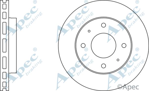 APEC DSK662 - Brake Disc car-mod.net