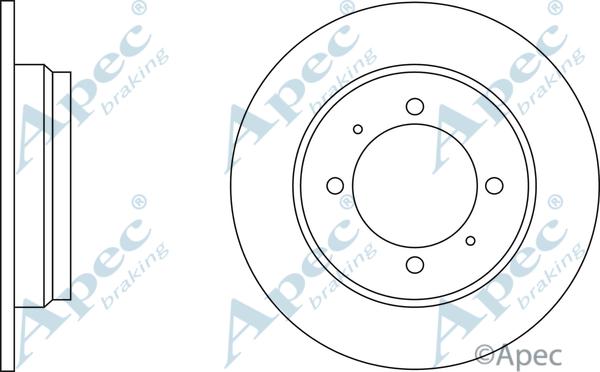 APEC DSK606 - Brake Disc car-mod.net