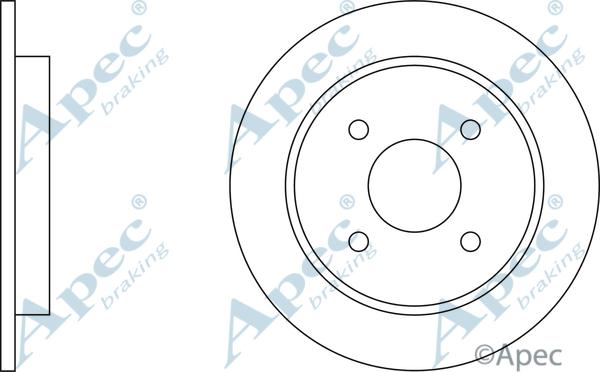 APEC DSK607 - Brake Disc car-mod.net