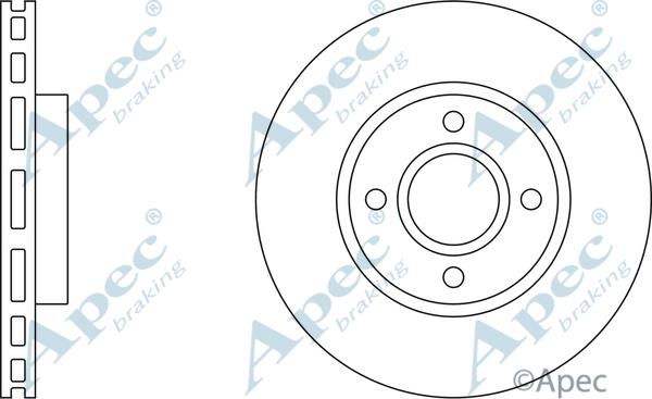 APEC DSK685 - Brake Disc car-mod.net