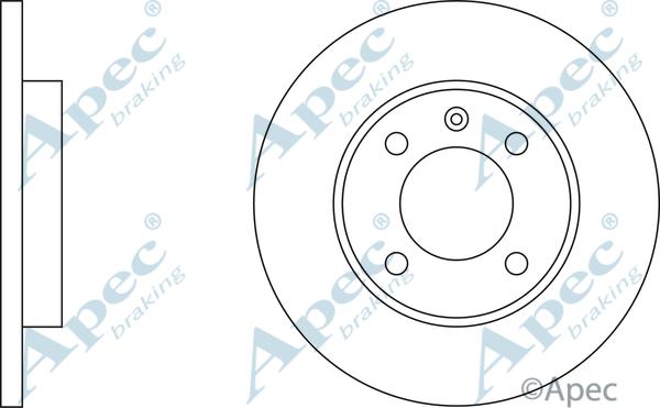 APEC DSK197 - Brake Disc car-mod.net