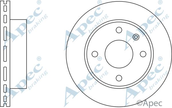 APEC DSK145 - Brake Disc car-mod.net