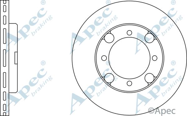 APEC DSK169 - Brake Disc car-mod.net