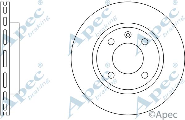 APEC DSK116 - Brake Disc car-mod.net