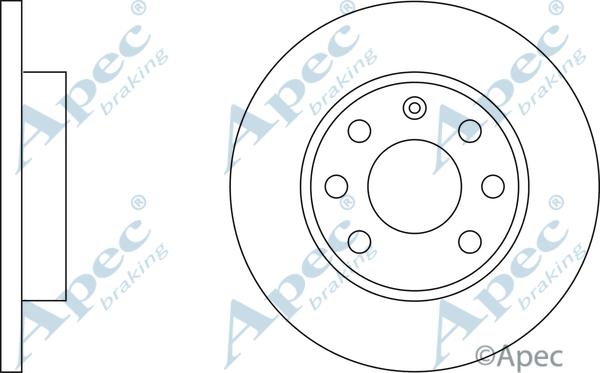 APEC DSK117 - Brake Disc car-mod.net