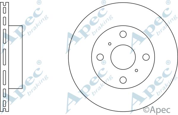 APEC DSK183 - Brake Disc car-mod.net