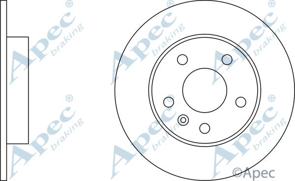 APEC DSK806 - Brake Disc car-mod.net