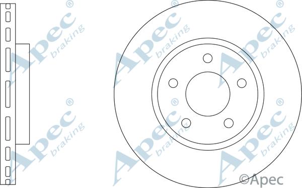 APEC DSK3412 - Brake Disc car-mod.net