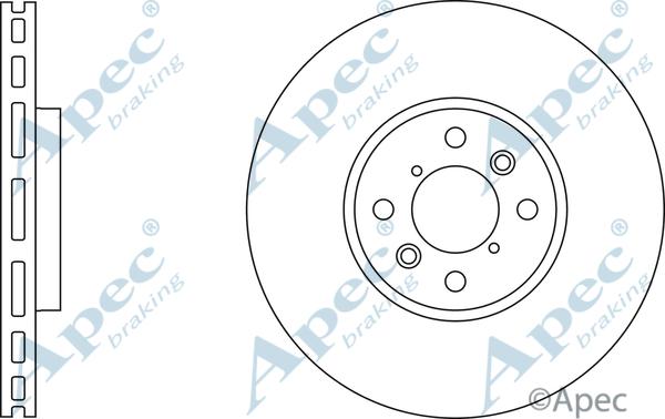 APEC DSK3051 - Brake Disc car-mod.net