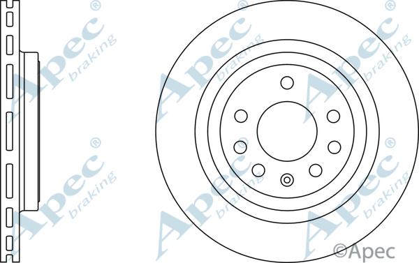 APEC DSK3002 - Brake Disc car-mod.net