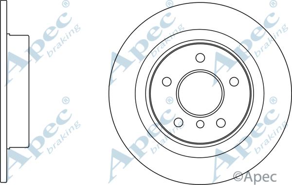 APEC DSK3125 - Brake Disc car-mod.net