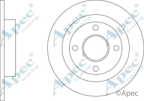 APEC DSK3393 - Brake Disc car-mod.net