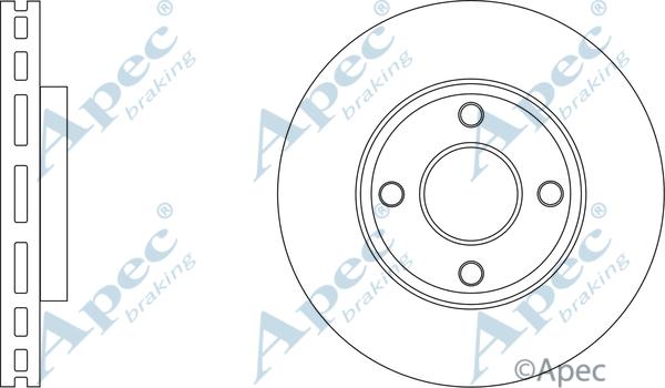 APEC DSK3392 - Brake Disc car-mod.net