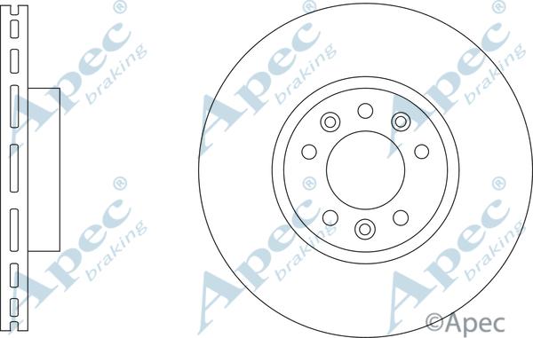 APEC DSK3341 - Brake Disc car-mod.net