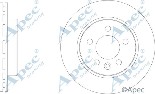 APEC DSK3311 - Brake Disc car-mod.net