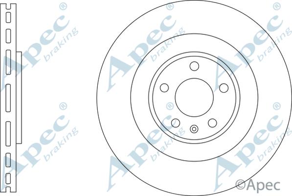 APEC DSK3283 - Brake Disc car-mod.net