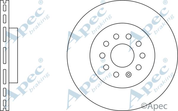 APEC DSK2951 - Brake Disc car-mod.net