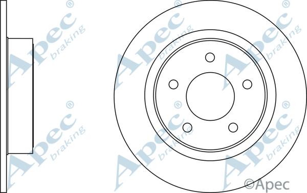 APEC DSK2982 - Brake Disc car-mod.net
