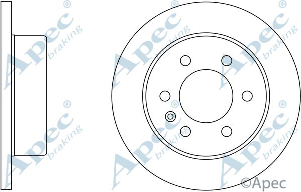 APEC DSK2449 - Brake Disc car-mod.net