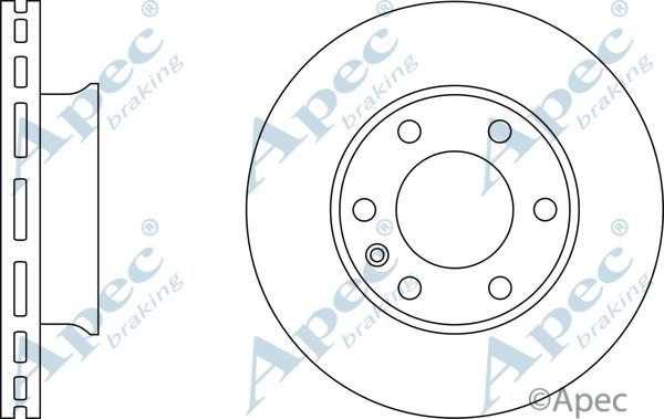 APEC DSK2448 - Brake Disc car-mod.net