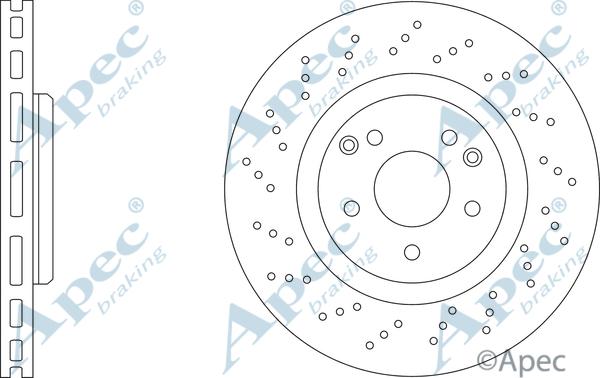 APEC DSK2453 - Brake Disc car-mod.net