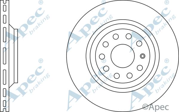 APEC DSK2460 - Brake Disc car-mod.net