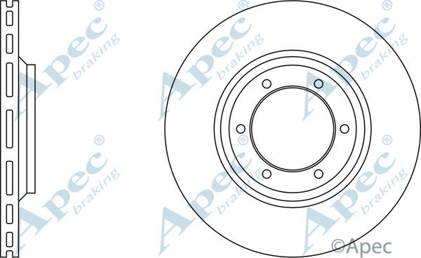 APEC DSK243 - Brake Disc car-mod.net