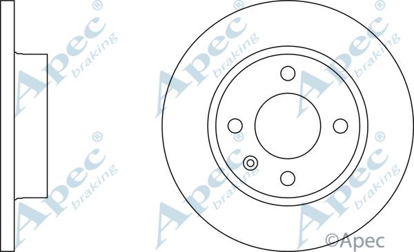 APEC DSK247 - Brake Disc car-mod.net