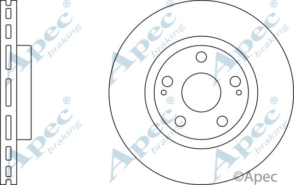 APEC DSK2513 - Brake Disc car-mod.net