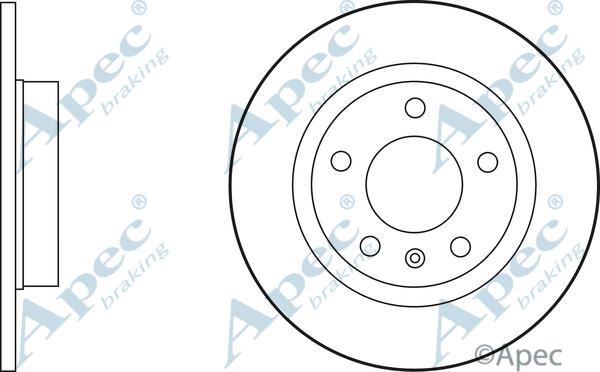 APEC DSK2620 - Brake Disc car-mod.net