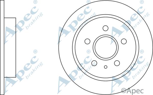 APEC DSK2675 - Brake Disc car-mod.net