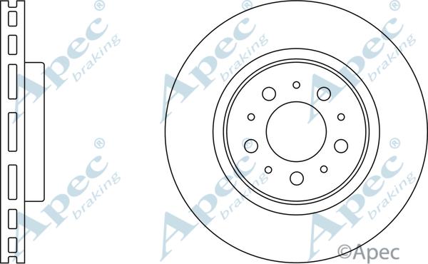 APEC DSK2050 - Brake Disc car-mod.net