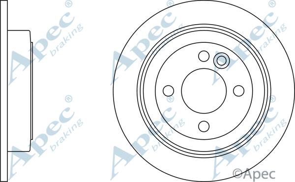 APEC DSK2063 - Brake Disc car-mod.net