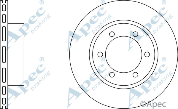 APEC DSK2022 - Brake Disc car-mod.net