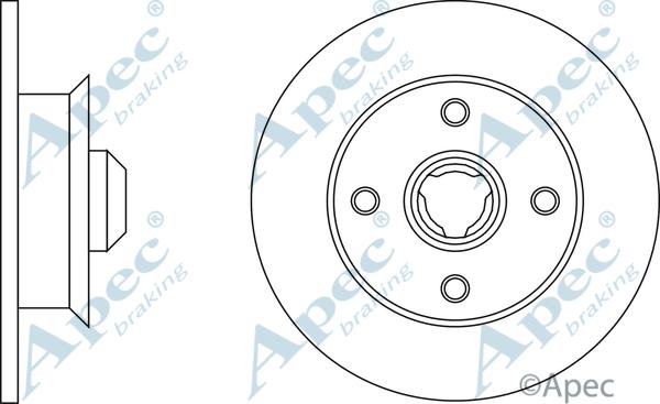 APEC DSK213 - Brake Disc car-mod.net