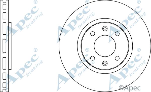 APEC DSK2175 - Brake Disc car-mod.net