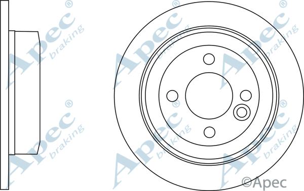 APEC DSK2849 - Brake Disc car-mod.net