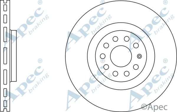 APEC DSK2867 - Brake Disc car-mod.net